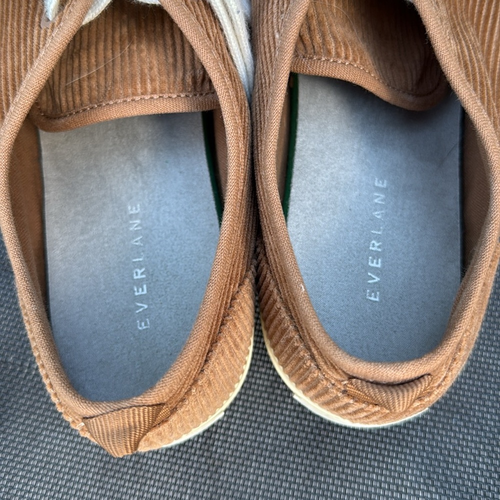 Everlane Corduroy Sneakers in Brown Sz 11 - Picture 10 of 11